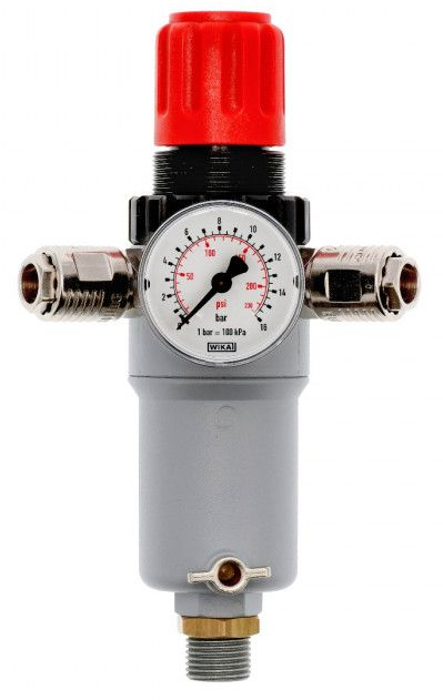 Reduktor + filtr z dwójnikiem 1/2" AIRPRESS 4300210