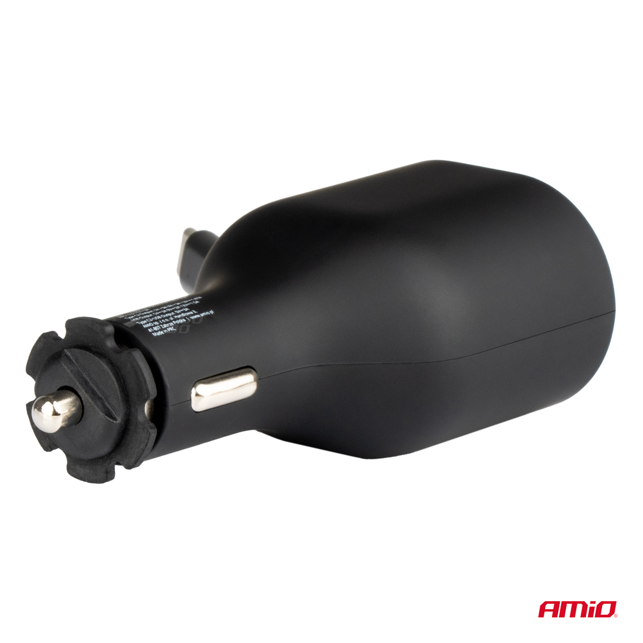 Szybka ładowarka samochodowa ze zwijanym kablem 50 W PD30W PD20W + QC3.0 USB-A USB-C — ujęcie 3