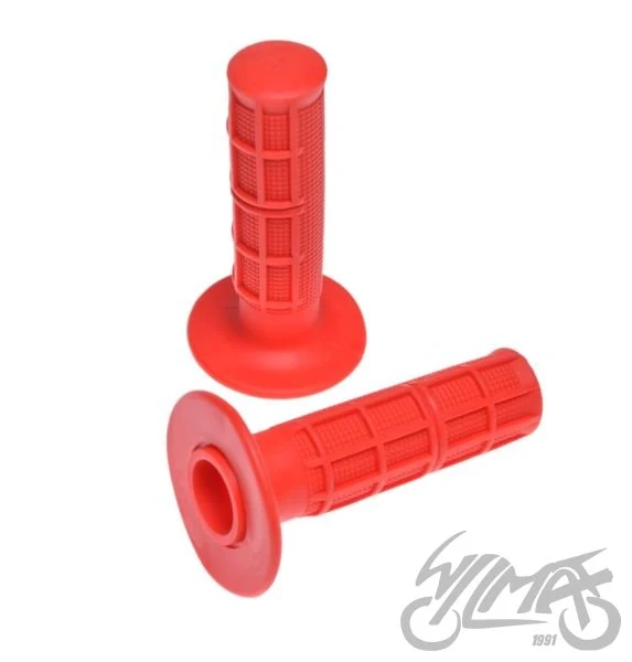 Chwyty kierownicy Enduro 0865 21/25 mm — czerwone, para — ujęcie 1