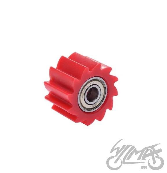 Rolka prowadząca łańcucha 38 mm — otwór 8 mm, czerwona, AW567701 — ujęcie 1