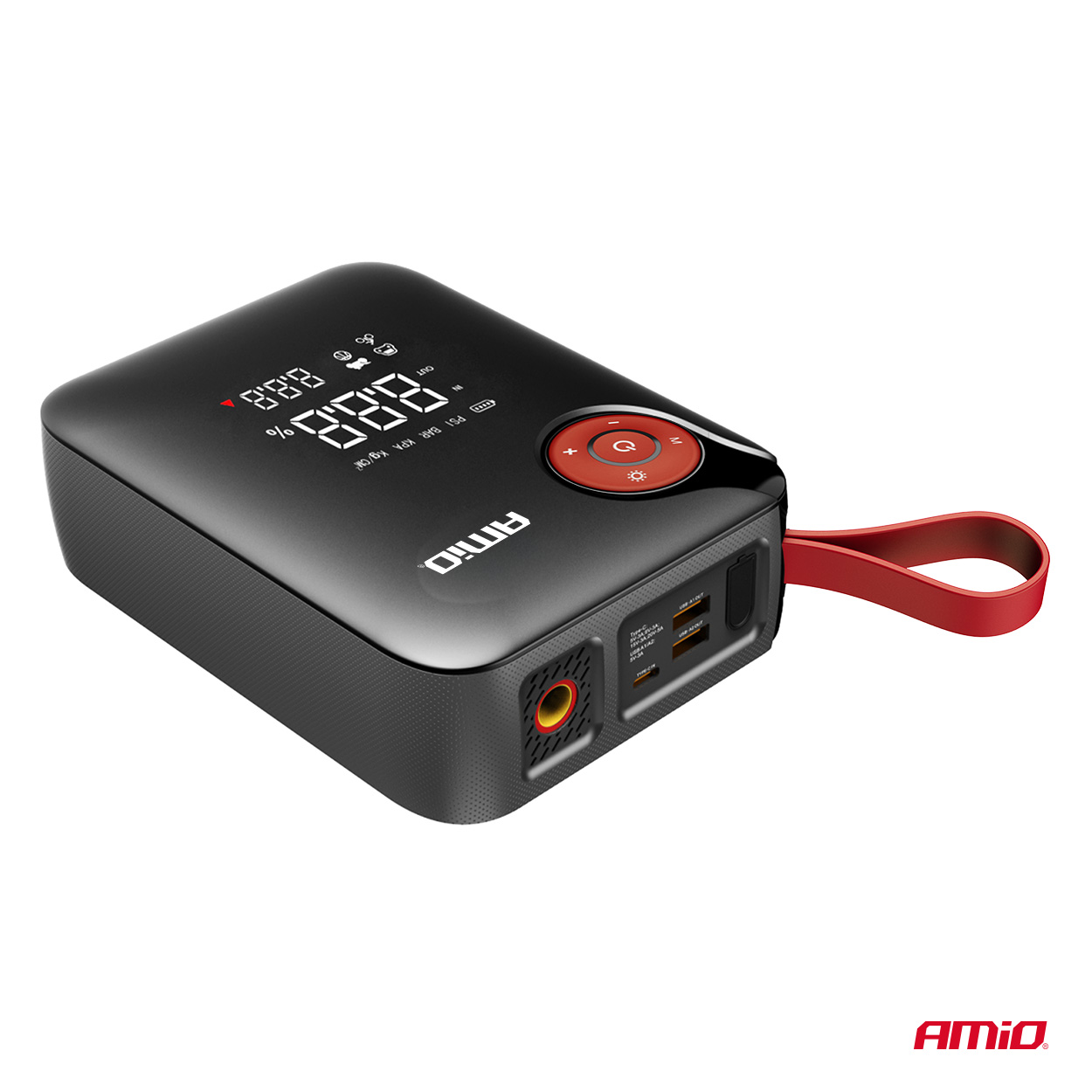Urządzenie rozruchowe 4w1 booster powerbank kompresor latarka LED 12 V 7,2 Ah 600A PRO — ujęcie 7