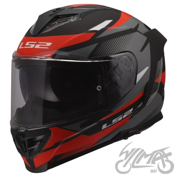 Kask LS2 FF818 Storm III Komai Black Red — rozmiar M — ujęcie 1