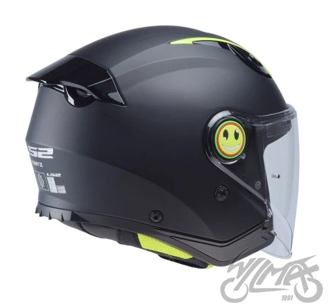 Kask LS2 OF622 funny II Matt Black — rozmiar L — ujęcie 4