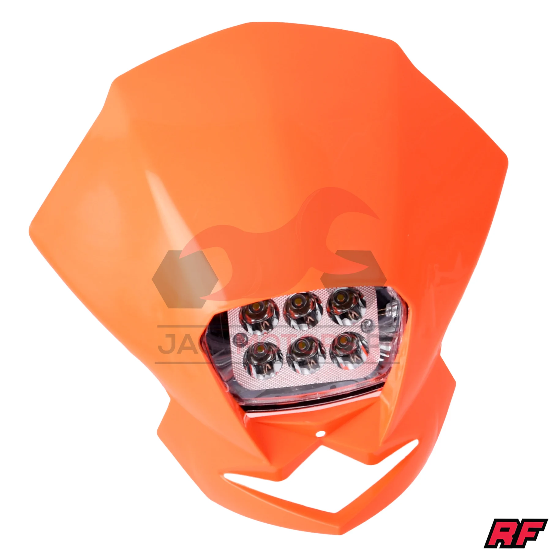 Owiewka uniwersalna Racing Force Evo LED V1 pomarańczowa — ujęcie 1