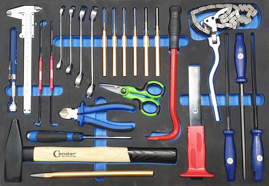 Wózek narzędziowy wyposażony 390 elementów Truck CONDOR TOOLS WT.7029-1 — ujęcie 6