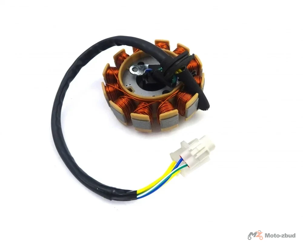 Junak 108 iskrownik (alternator) kpl. (12 cewek) (2x kostka 3/2 piny) (Euro v)