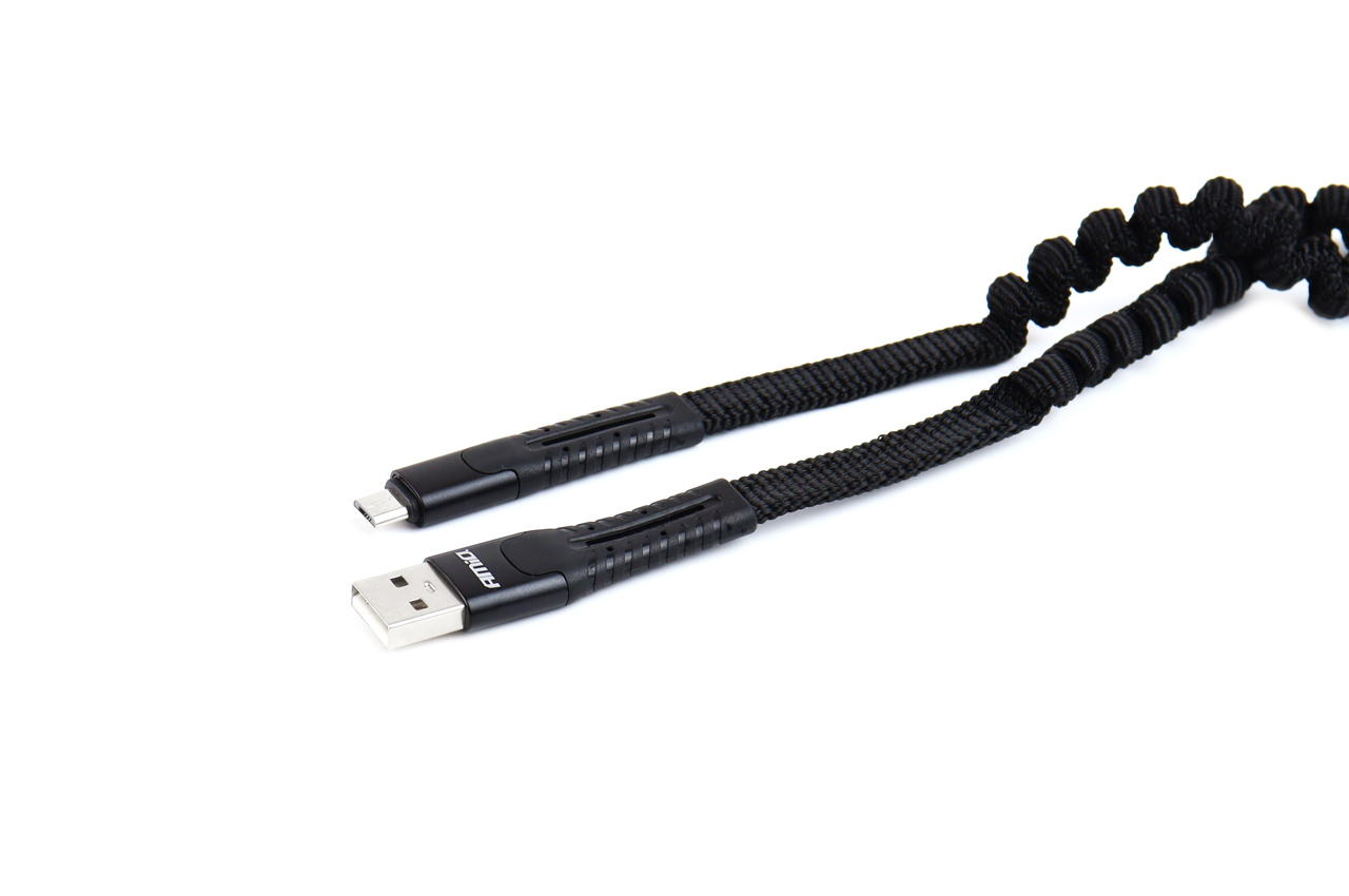 Kabel USB micro USB sprężynujący 1.2 m UC-12 — ujęcie 3