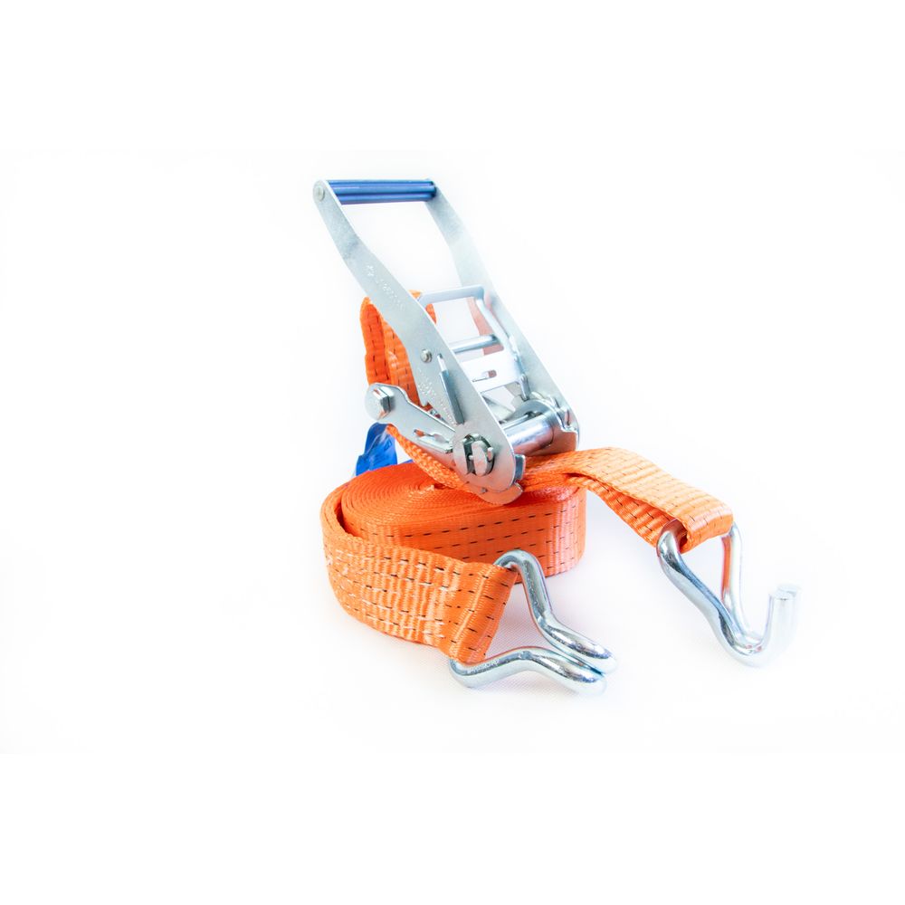 Pas transportowy z napinaczem 50 mm × 6 m 2000DAN pomarańczowy 2 elementów FORANKRA 82384