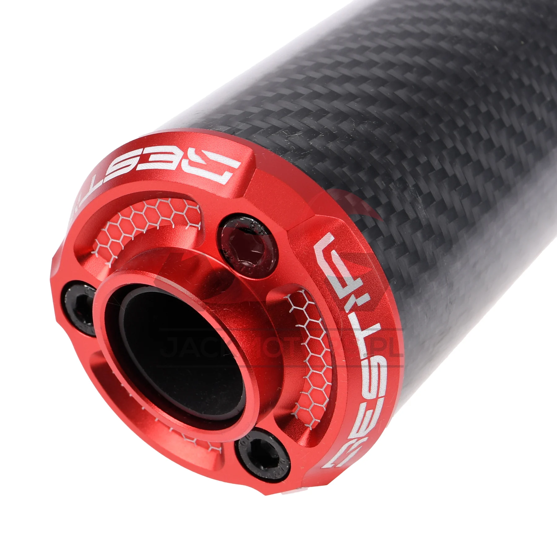 Końcówka wydechu Voca Bestia Style carbon / czerwony — ujęcie 2