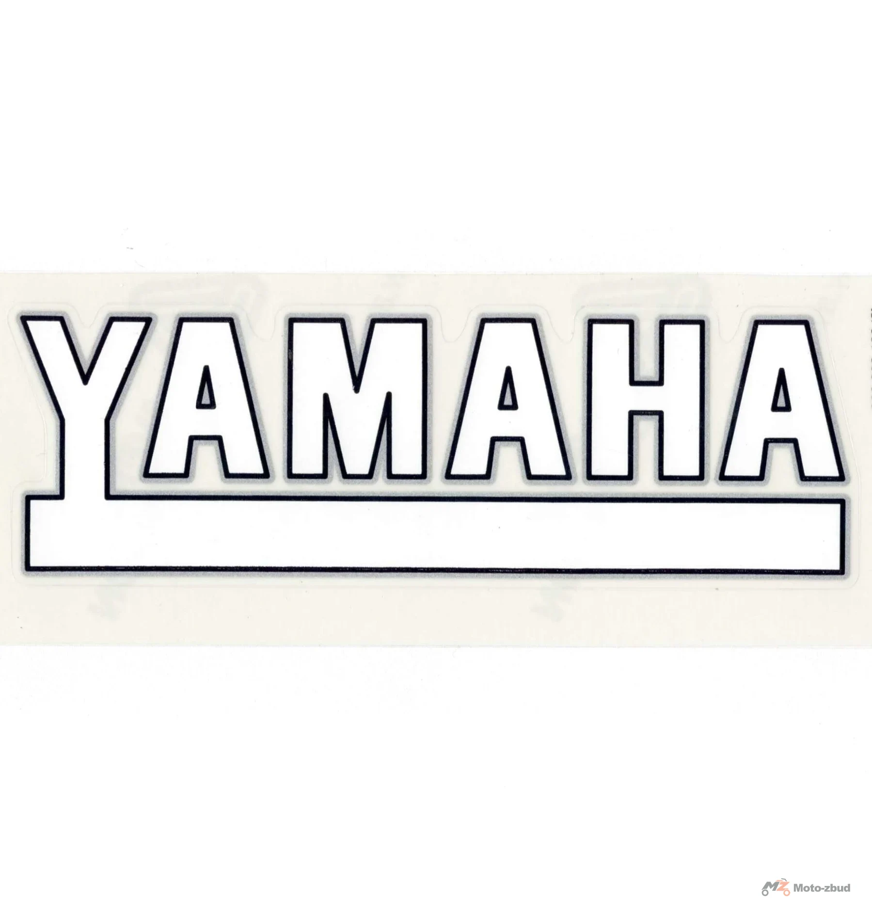 Naklejka Yamaha biel-czerń-srebr duża kpl.