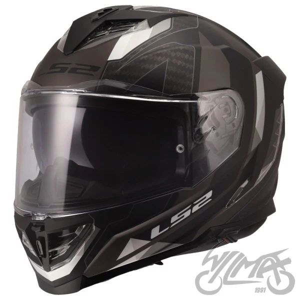 Kask LS2 FF818 Storm III sporty Black Grey — rozmiar L — ujęcie 1