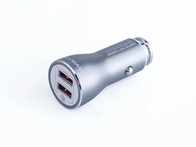 Ładowarka MYWAY 12/24V QC3.0 2x USB Auto-ID max 4.2A + kabel z zespoloną wtyczką microUSB + Lightning — ujęcie 2