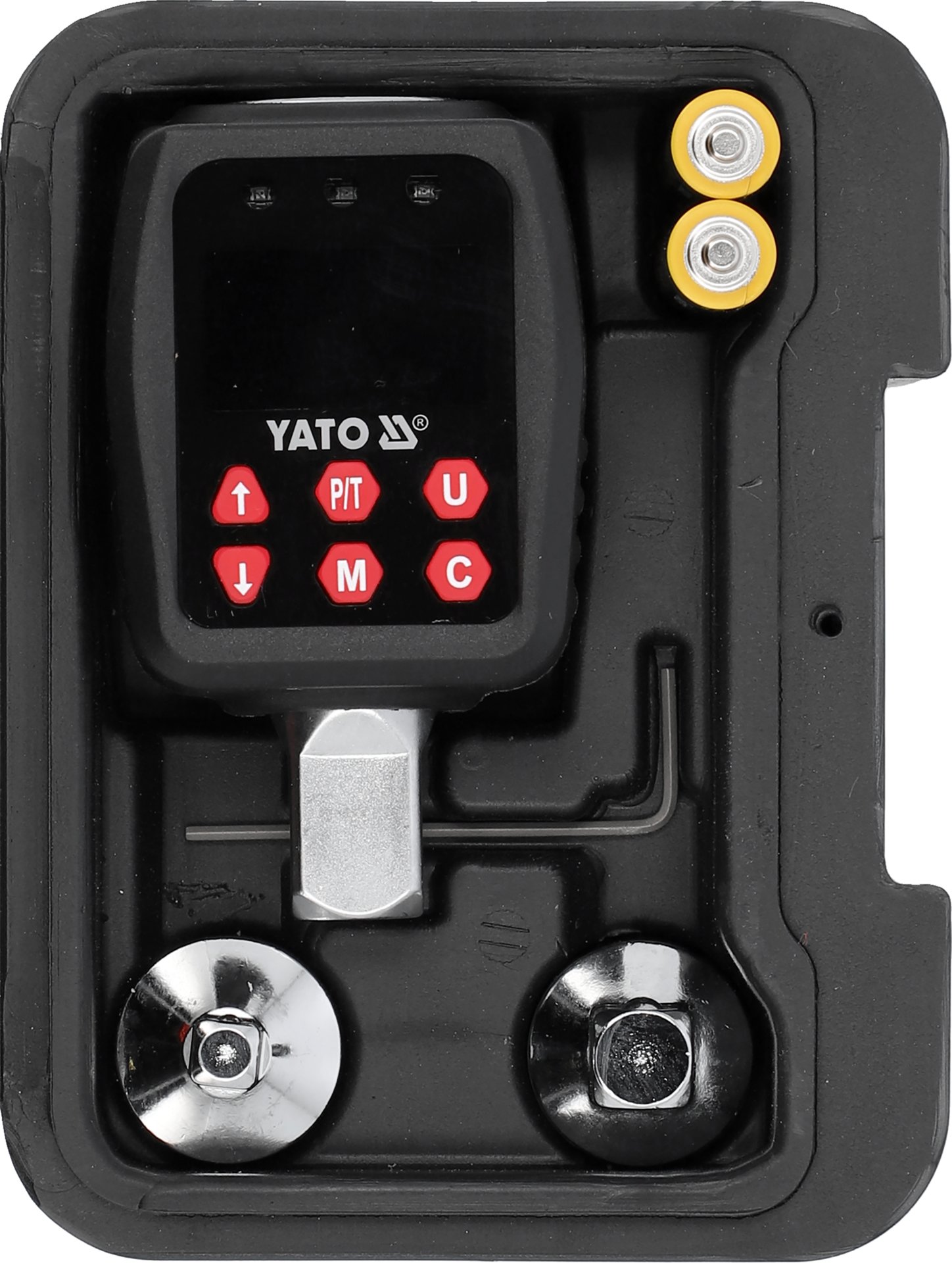 Adapter dynamometryczny elektroniczny 10-200 Nm + 2 adaptery YATO YT-07535 — ujęcie 2