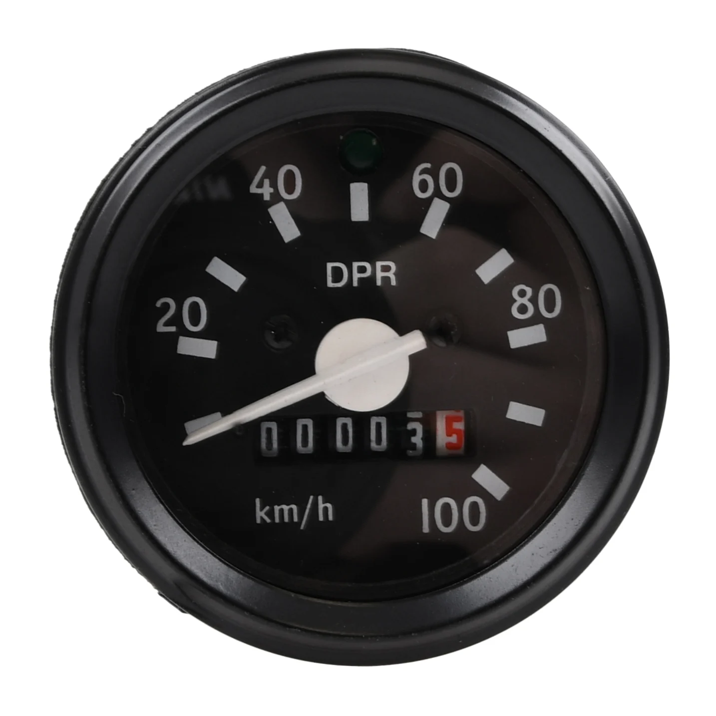 Licznik Simson S51/70 60 mm 100KM/H + podświetlenie + kontrolka czarny DPR Classic — ujęcie 3
