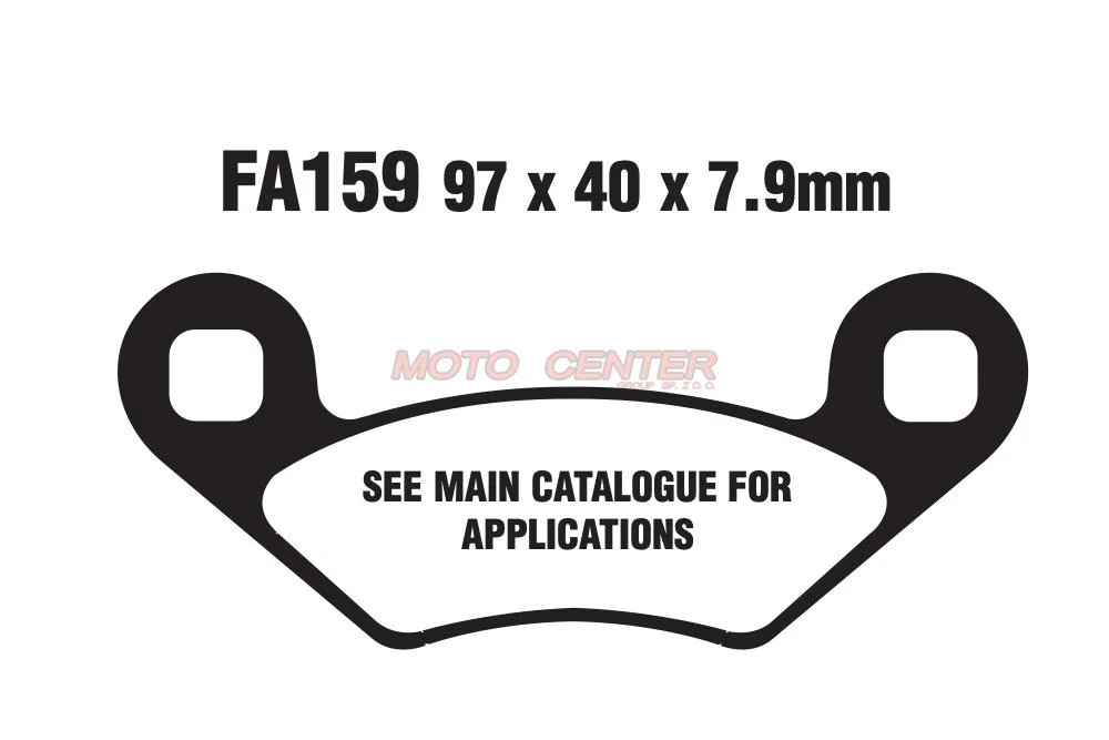 Klocki hamulcowe EBC FA159TT