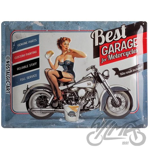 Tablica plakat 30X40 best garage 23142 — ujęcie 1