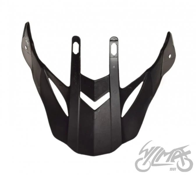 Daszek kasku MX437 strike black white red — ujęcie 3