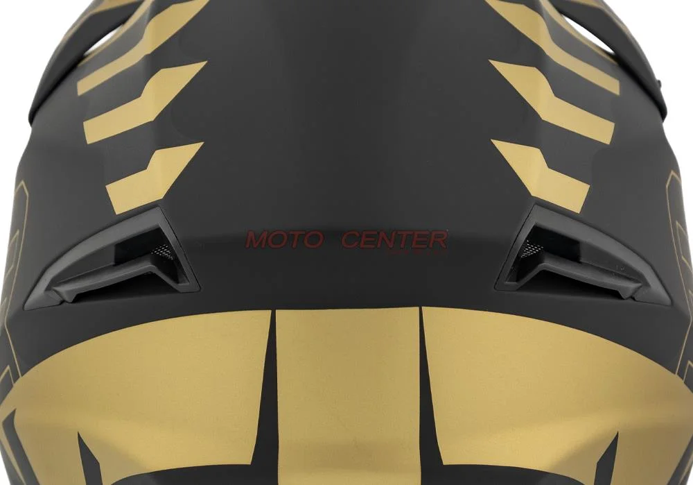 Kask crossowy BLEXX MD-902 czarny/złoty Matowy rozmiar XS Homologacja ECE R22.06 — ujęcie 6