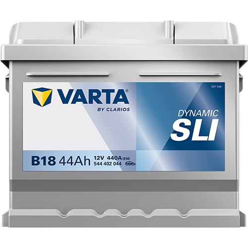 Akumulator 44 Ah 440A 207×175×175/P+ Varta 544402044K262 — ujęcie 3