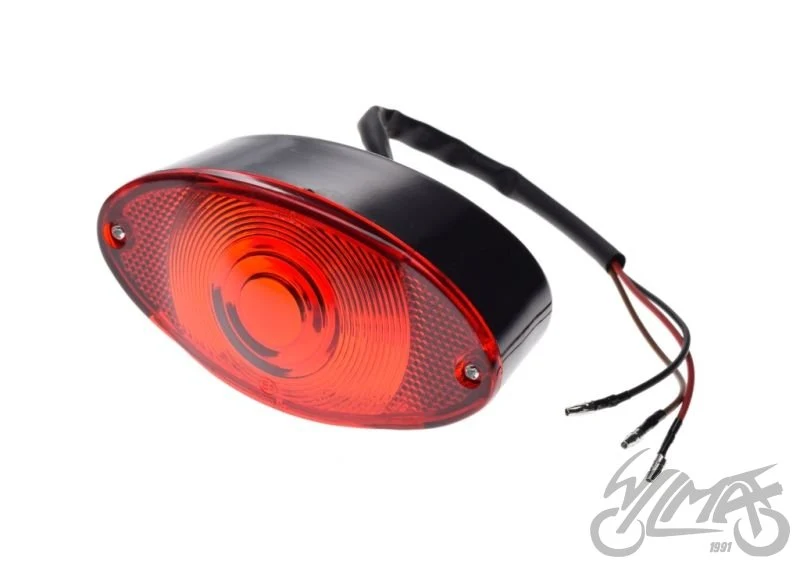 Czarna lampa tylna z czerwonym kloszem — AM9931 — ujęcie 1