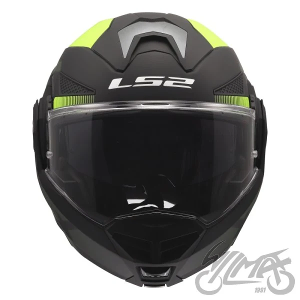 Kask szczękowy LS2 FF901 Advant X Nova Black H-V Yellow — S — ujęcie 4