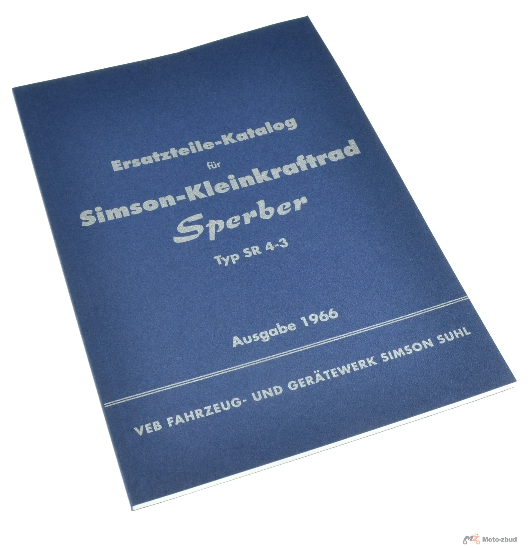Katalog części Simson Sperber SR4-3 wydanie 1966 MZA