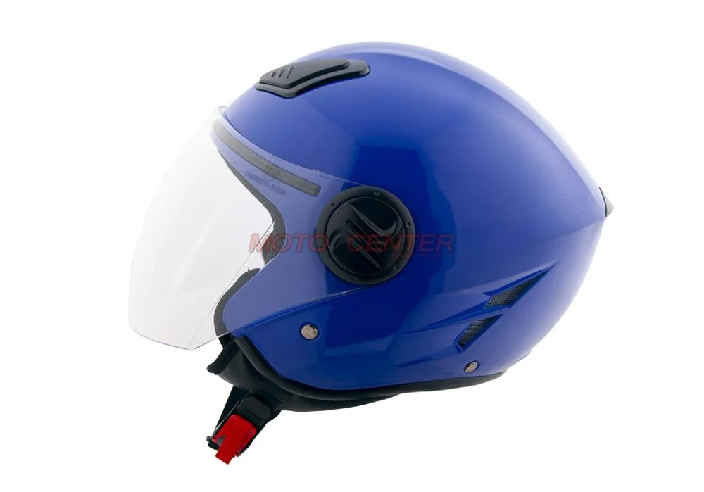 Kask motocyklowy otwarty City-Bike WL-202 niebieski, rozmiar M — ujęcie 2