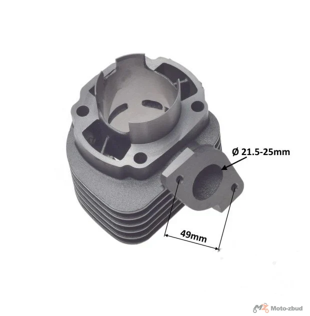 Cylinder 70 cm³ 2T tłok z okienkami sworzeń 12 — ujęcie 3