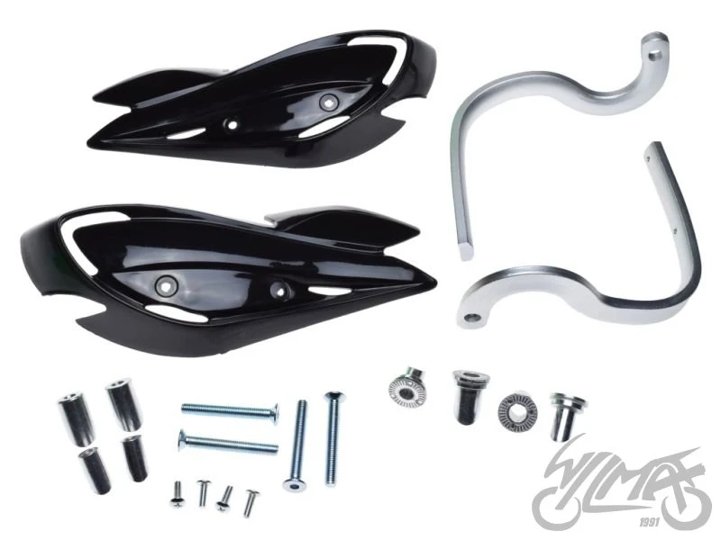 Osłony dłoni Enduro CC-PC-353, czarne — para — ujęcie 1