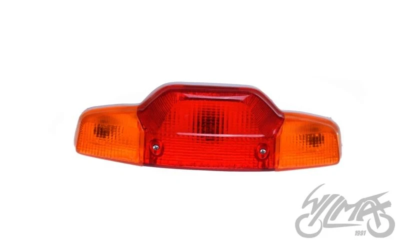 Lampa tylna do Yamahy BWS, czerwony klosz i żółte klosze kierunkowskazów — YBW2421R — ujęcie 2
