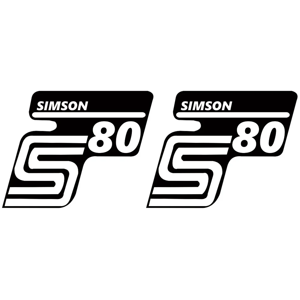 Naklejka Simson pokrywy S80 kpl. JMP