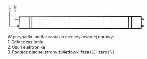 Świetlówka LED T8 18W 120cm 6000K — ujęcie 2