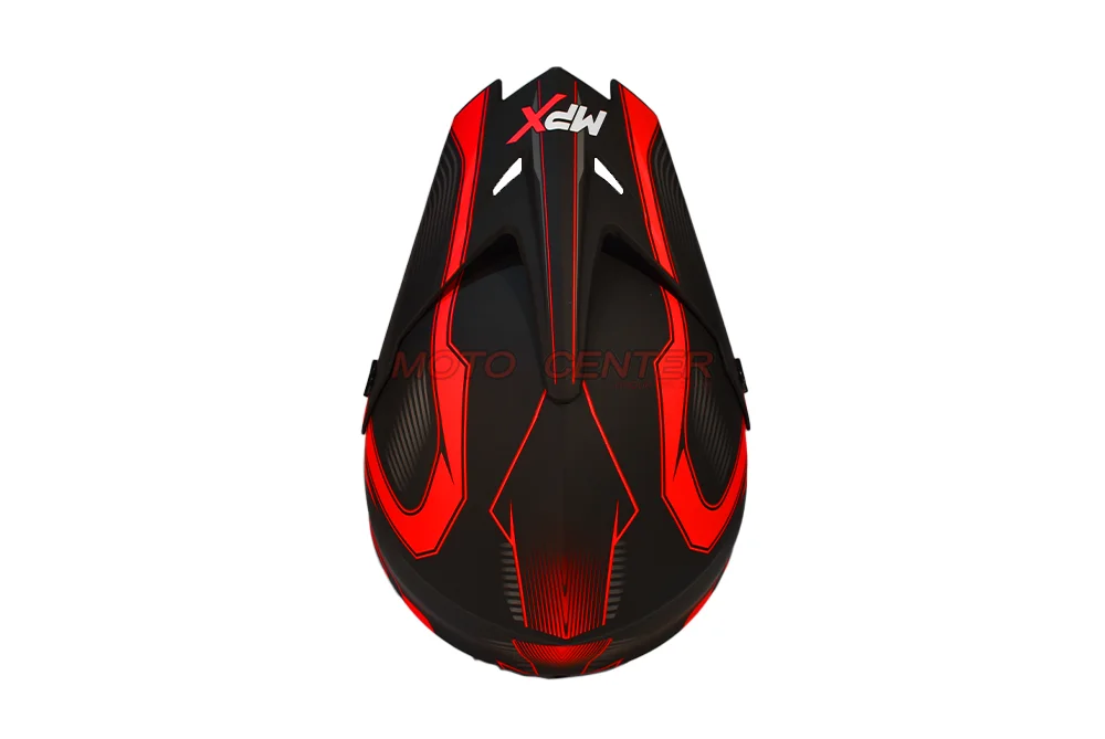Kask crossowy MPX WL-905 czarny mat/czerwony M — ujęcie 5