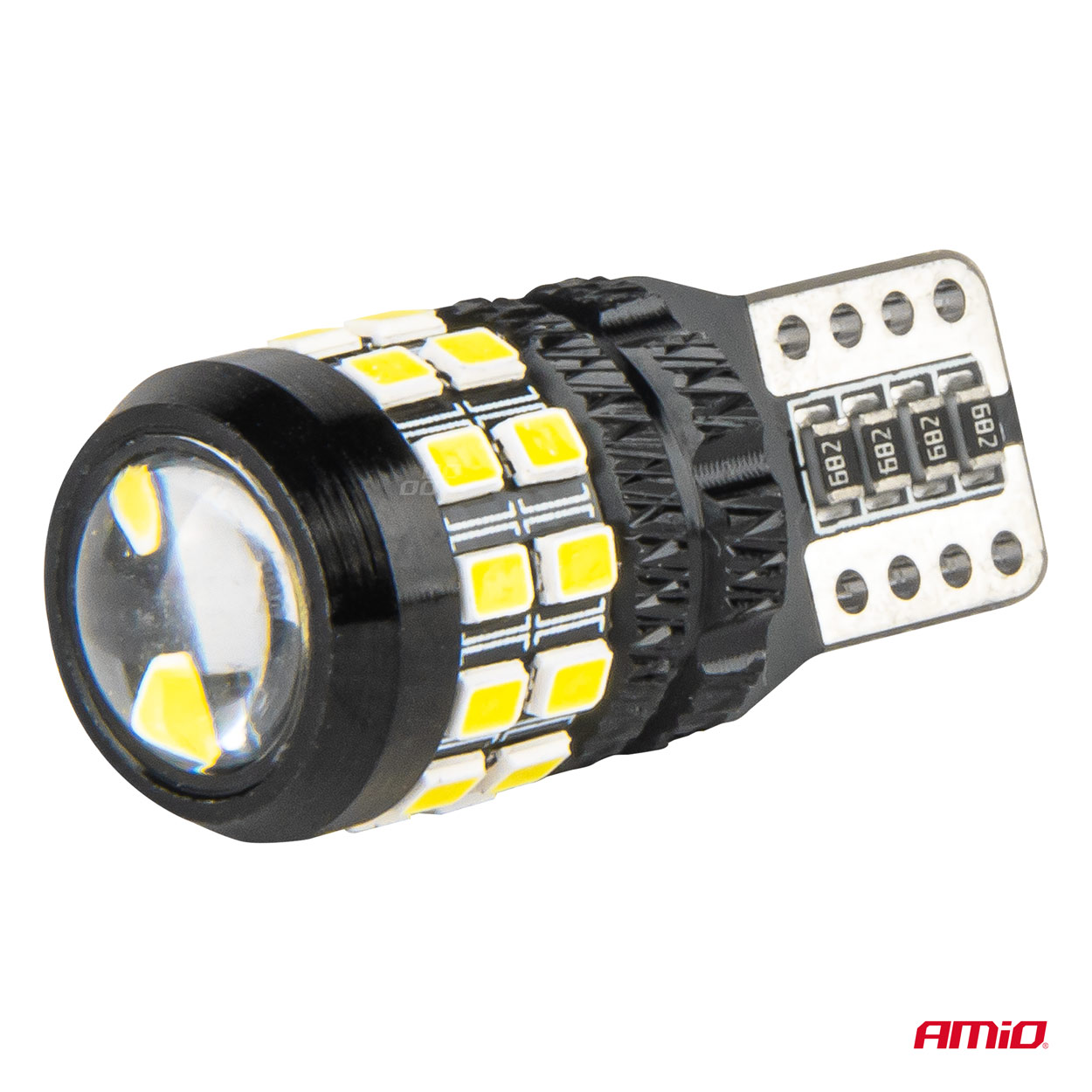 Żarówki LED CANBUS T10 W5W 27SMD 2016 White 12 V 24 V — ujęcie 4
