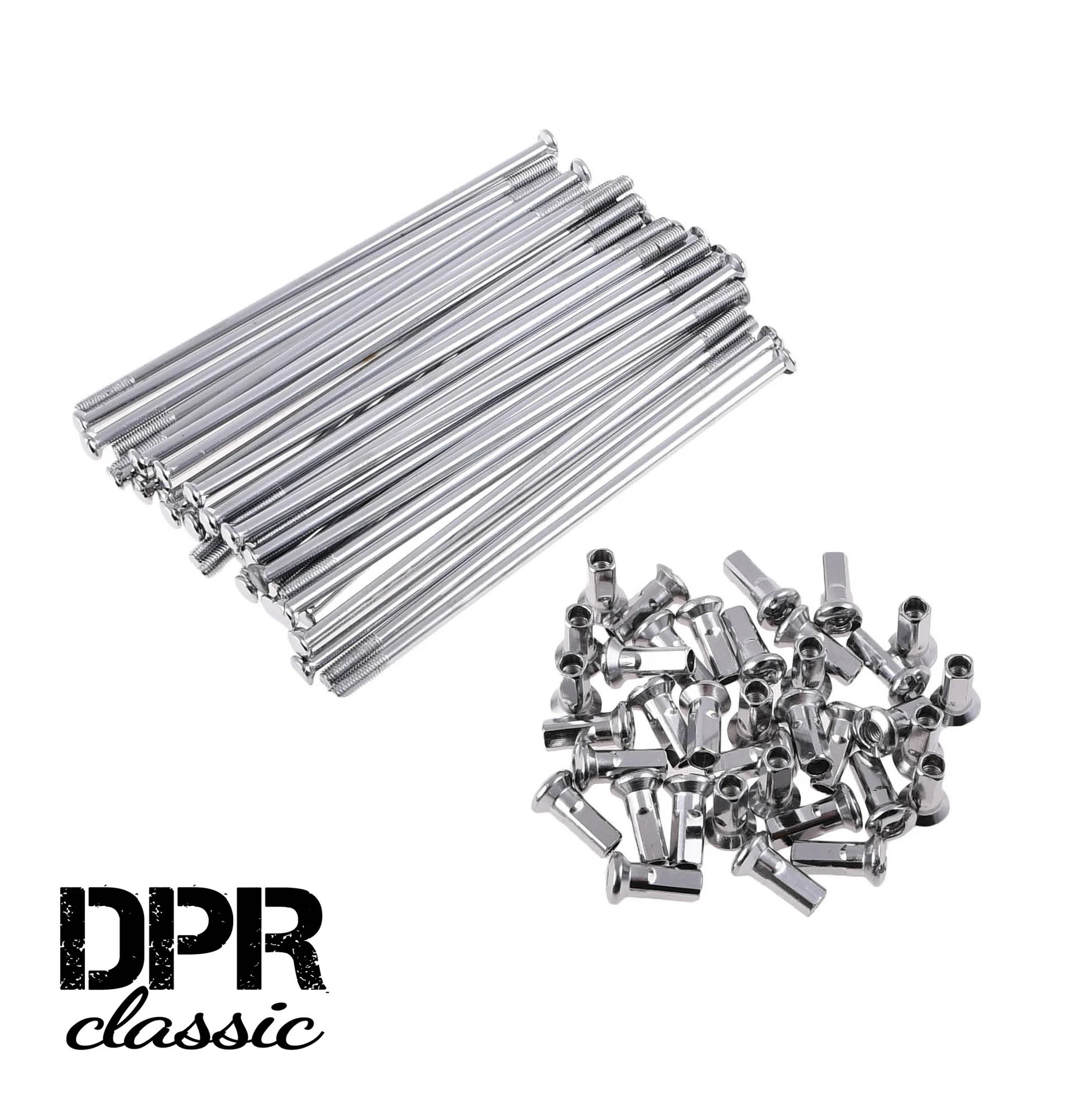 Szprychy MZ ETZ TS 121 mm kpl. 36szt chrom DPR Classic — ujęcie 2