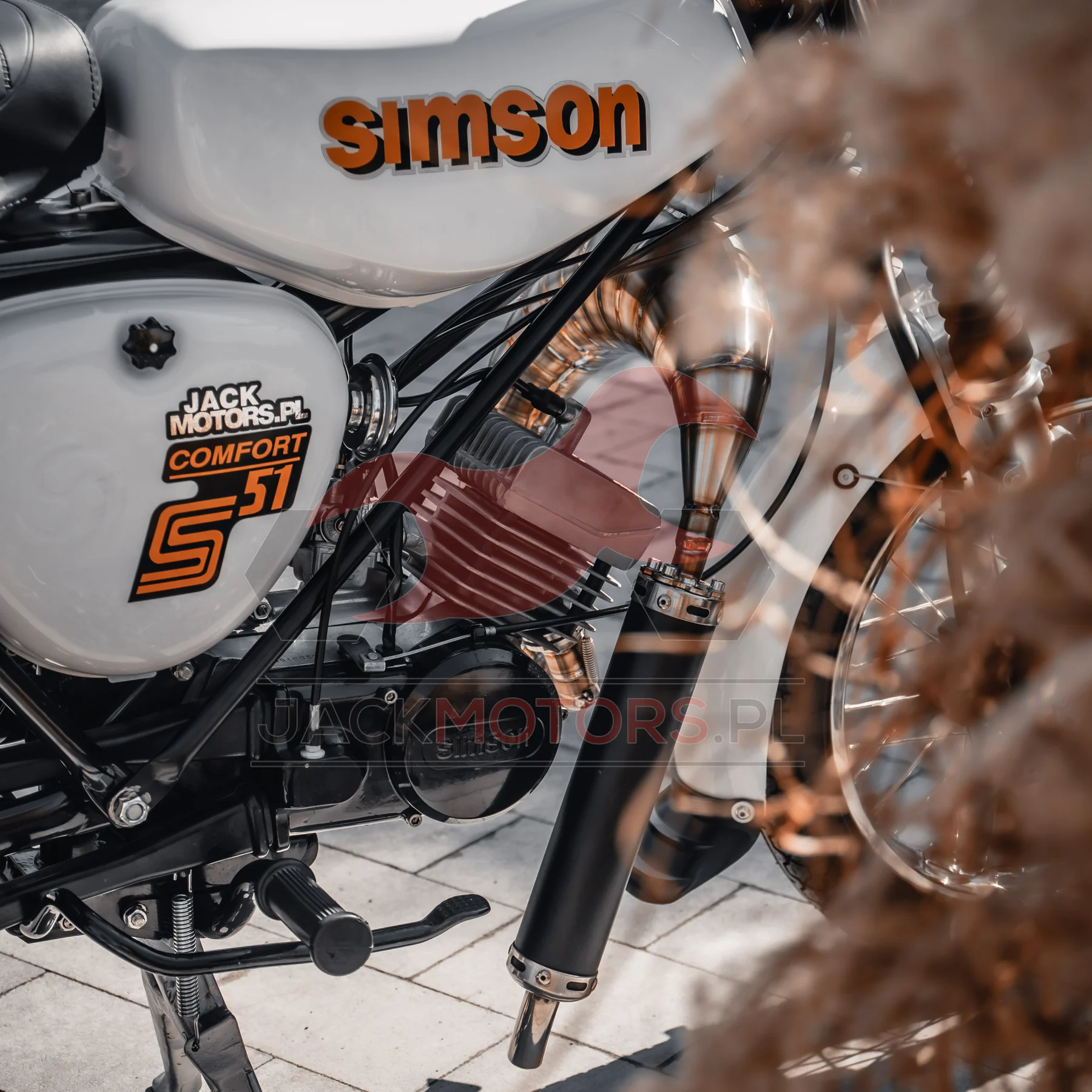 Tłumik Platek Racing Simson S60-85 cm³ cross racing JMP · carbon Evo (VM7445) — ujęcie 6