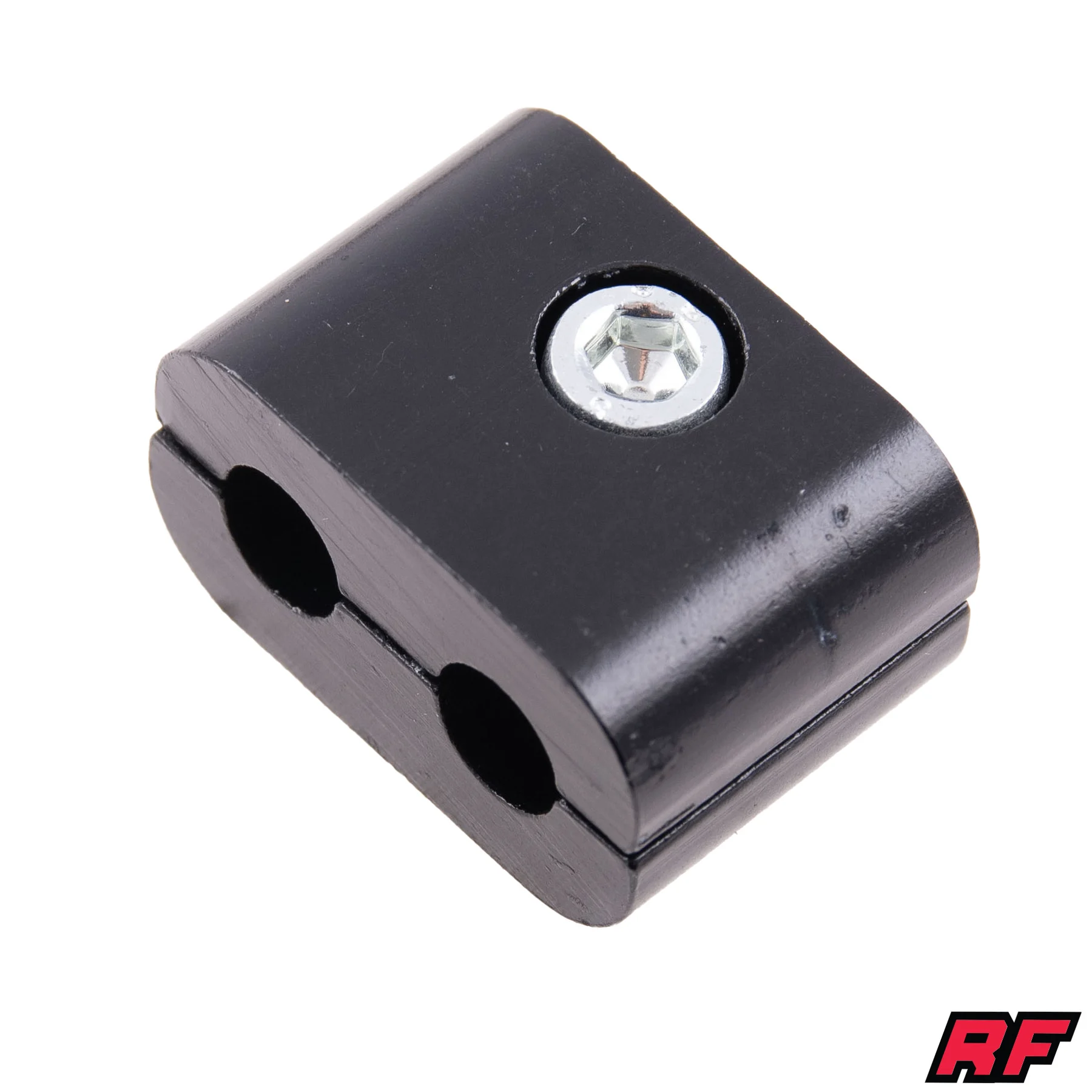 Łącznik linek uniwersalny aluminium CNC anoda czarny Racing Force — ujęcie 1