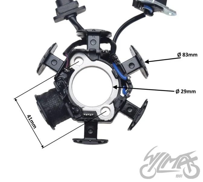 Stator 6 cewek do Honda CRF50F 88-17 — ujęcie 2