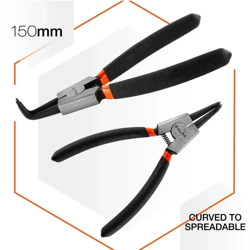 Szczypce segera 150mm zewnętrzne wygięte Polax — ujęcie 11