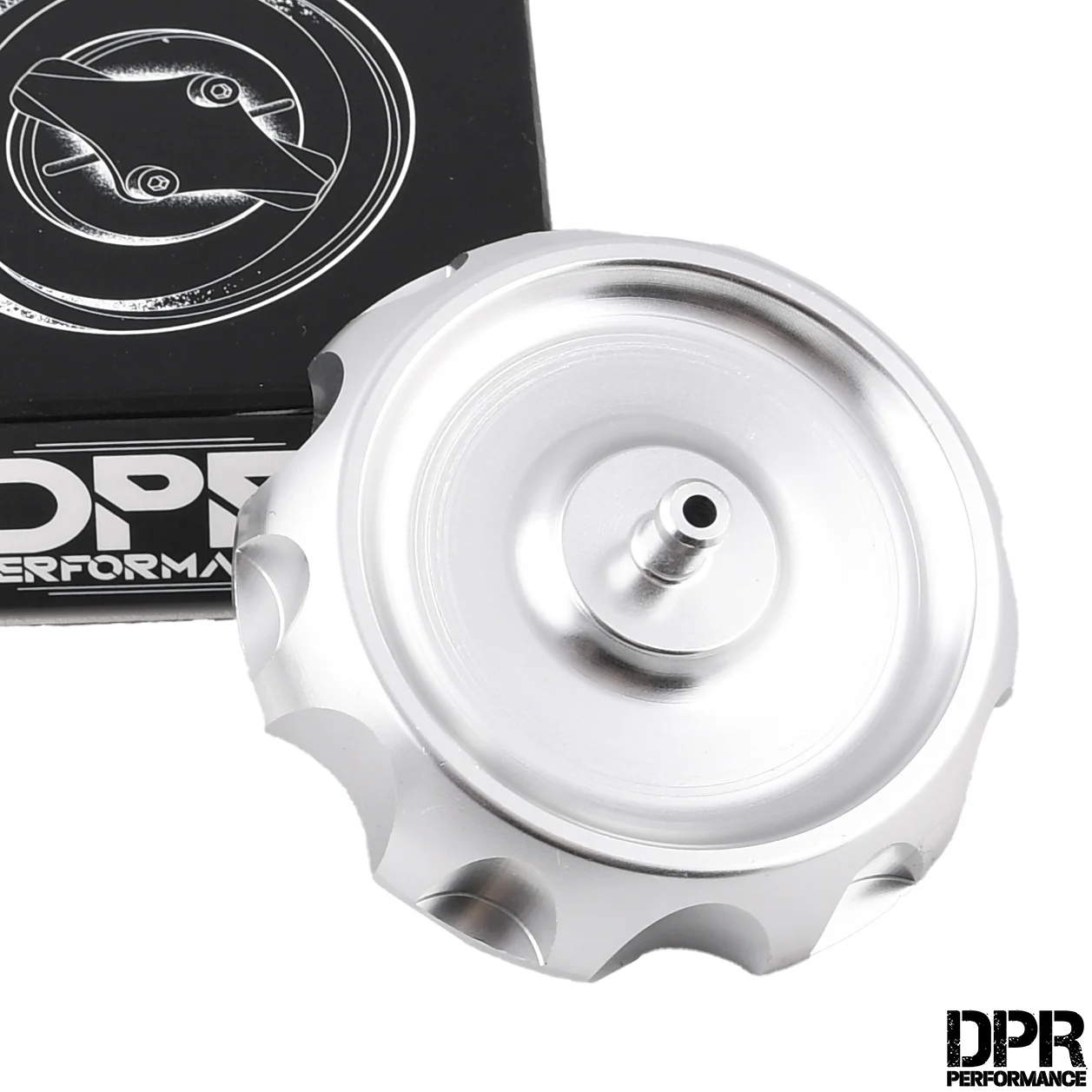 Korek zbiornika paliwa Simson aluminium CNC V5 srebrny DPR Performance — ujęcie 1