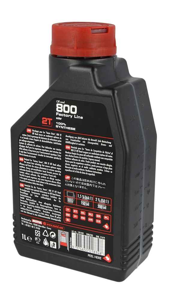Olej MOTUL 800 factory line off road 2T 1 l — ujęcie 17