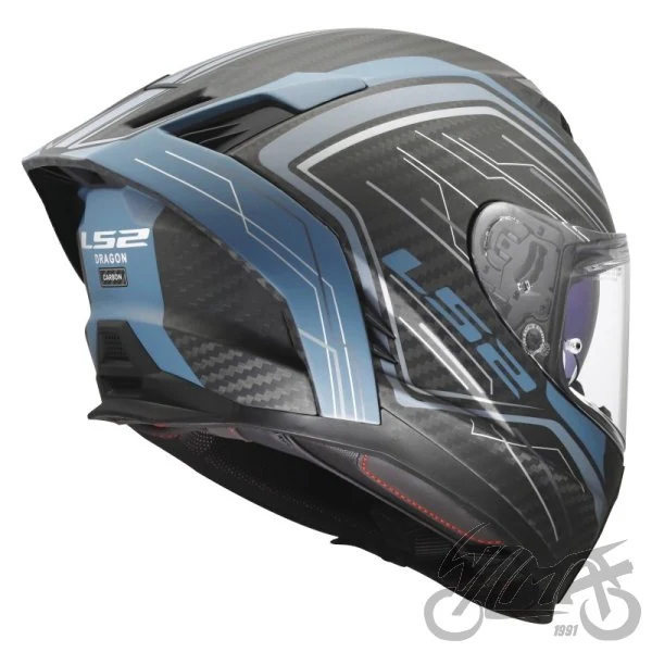 Kask LS2 FF807 Dragon Subic Blue Petrol — rozmiar XL — ujęcie 5