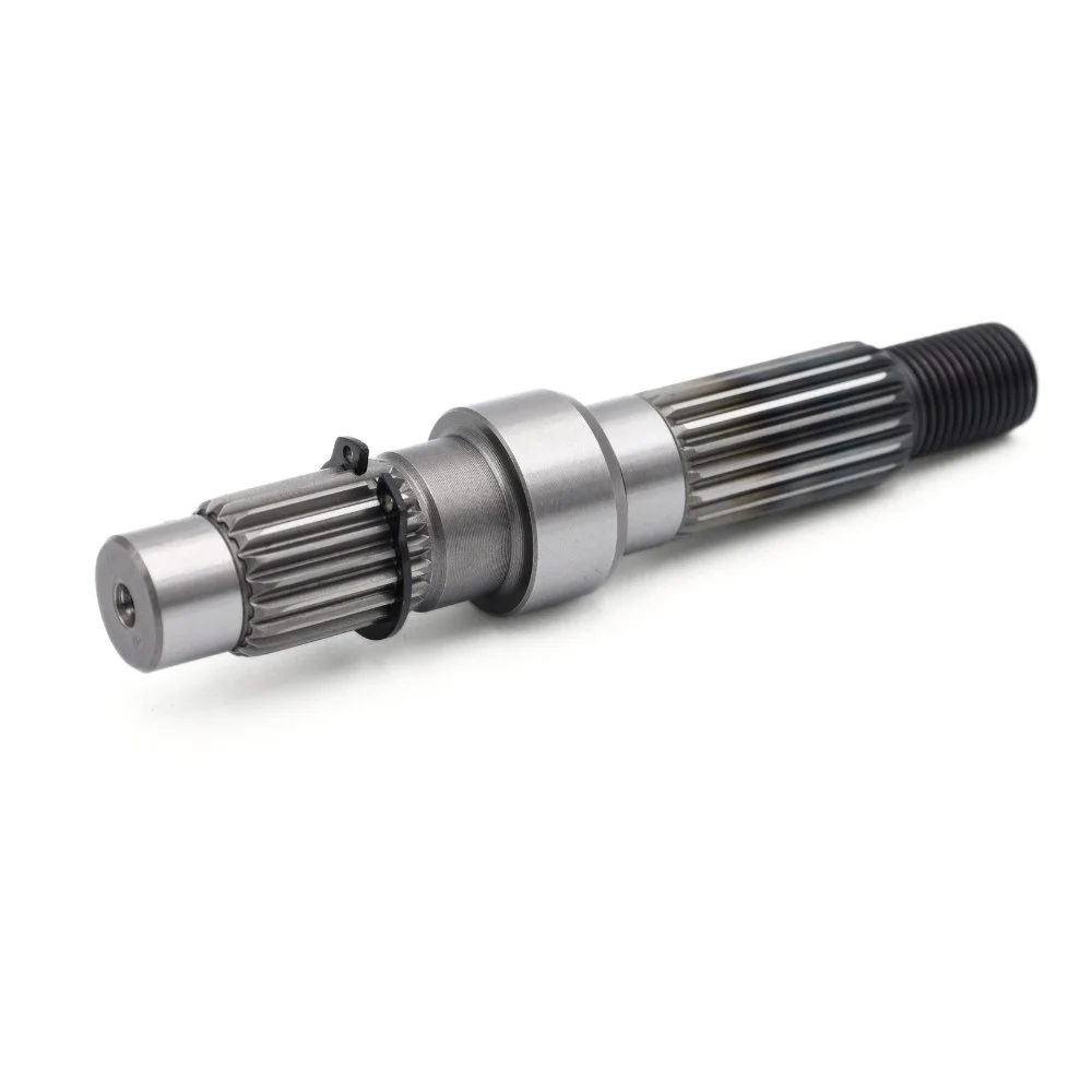 Junak Classico 125 wałek główny skrzyni biegów (oś koła tył) (frez 19, dł.cał.134 mm) — ujęcie 2