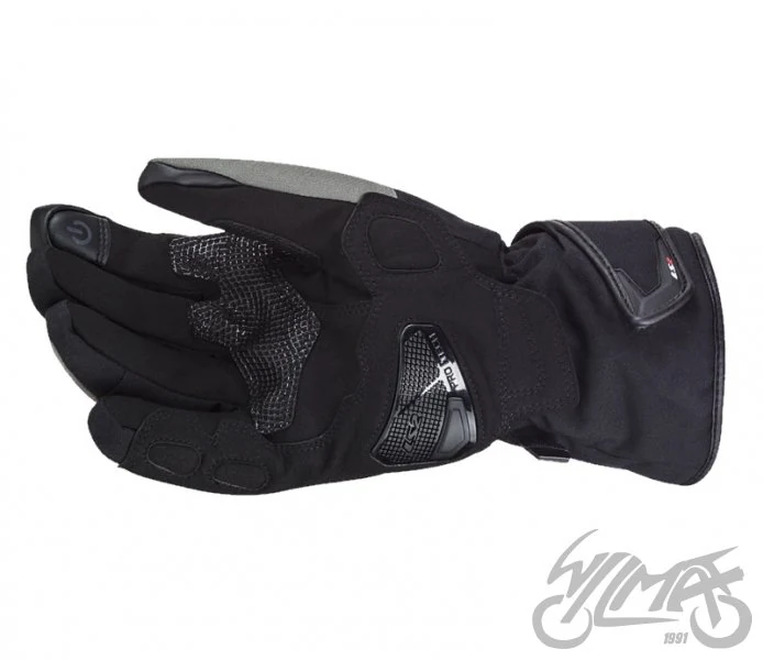 Rękawice motocyklowe LS2 Snow męskie Black Grey — L — ujęcie 2