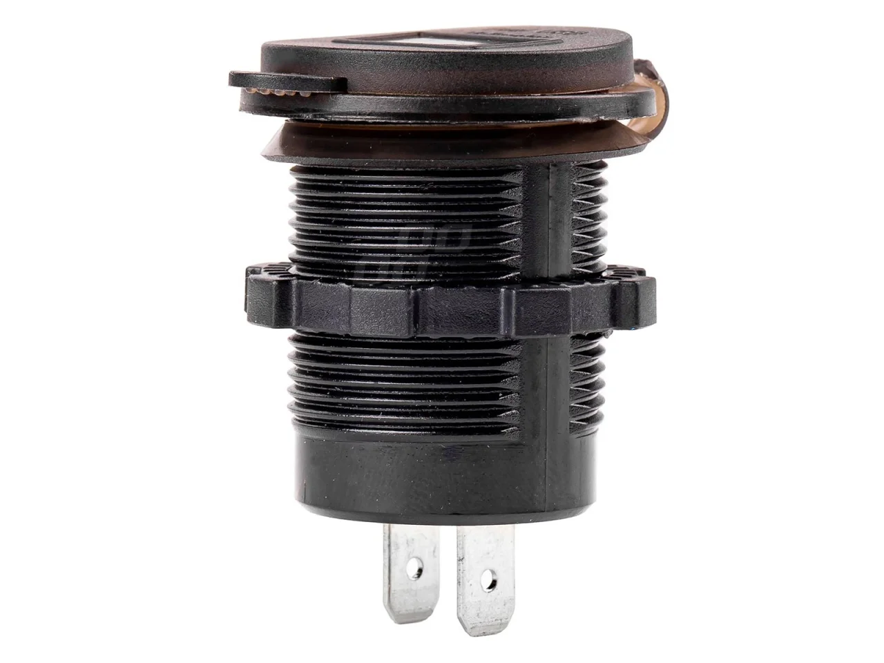 Ładowarka samochodowa z gniazdami 2xUSB 12/24V + tester napięcia (voltomierz) — ujęcie 4