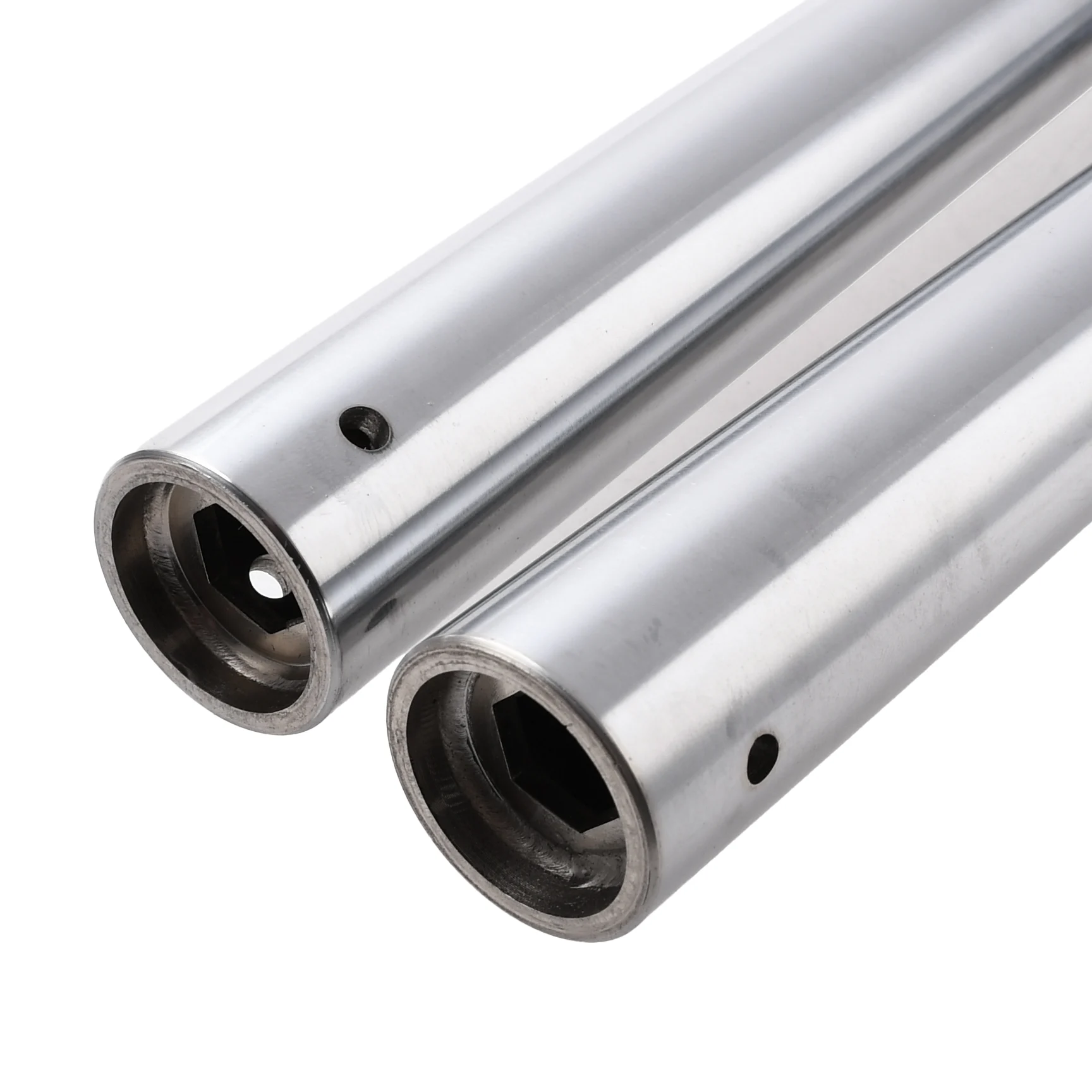 Amortyzatory teleskopy Simson S50 / S51 / S70 / S53 wersja krótka 3,2 mm aluminium CNC JMP — ujęcie 4