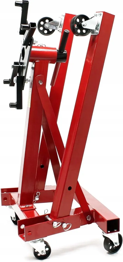 Stojak do montażu silnika 900 kg / czerwony RESSER 07-1090 — ujęcie 3