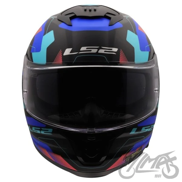 Kask LS2 FF808 Stream II Mika Black Blue — rozmiar L — ujęcie 3