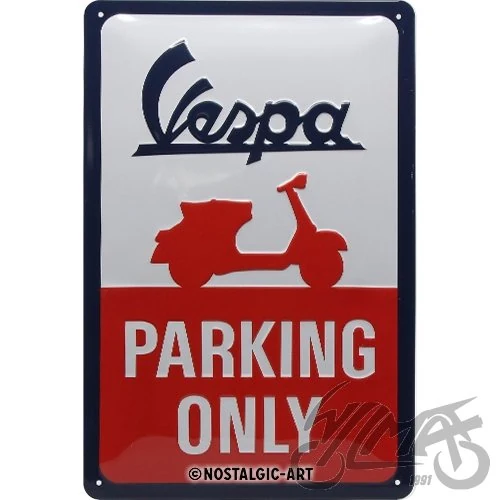 Tablica plakat 20 × 30 Vespa parking only 22282 — ujęcie 2