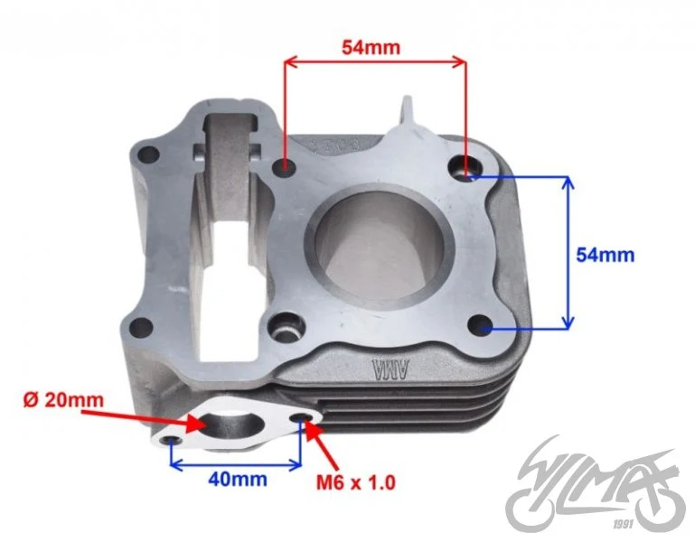 Cylinder do SYM Orbit 4T 50 cm³ komplet 37 mm — ujęcie 2